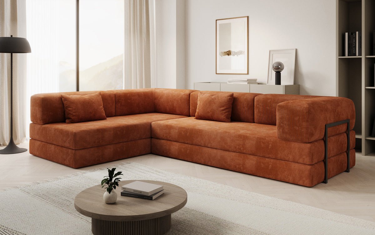Designer Sofa Lazy L in Cord