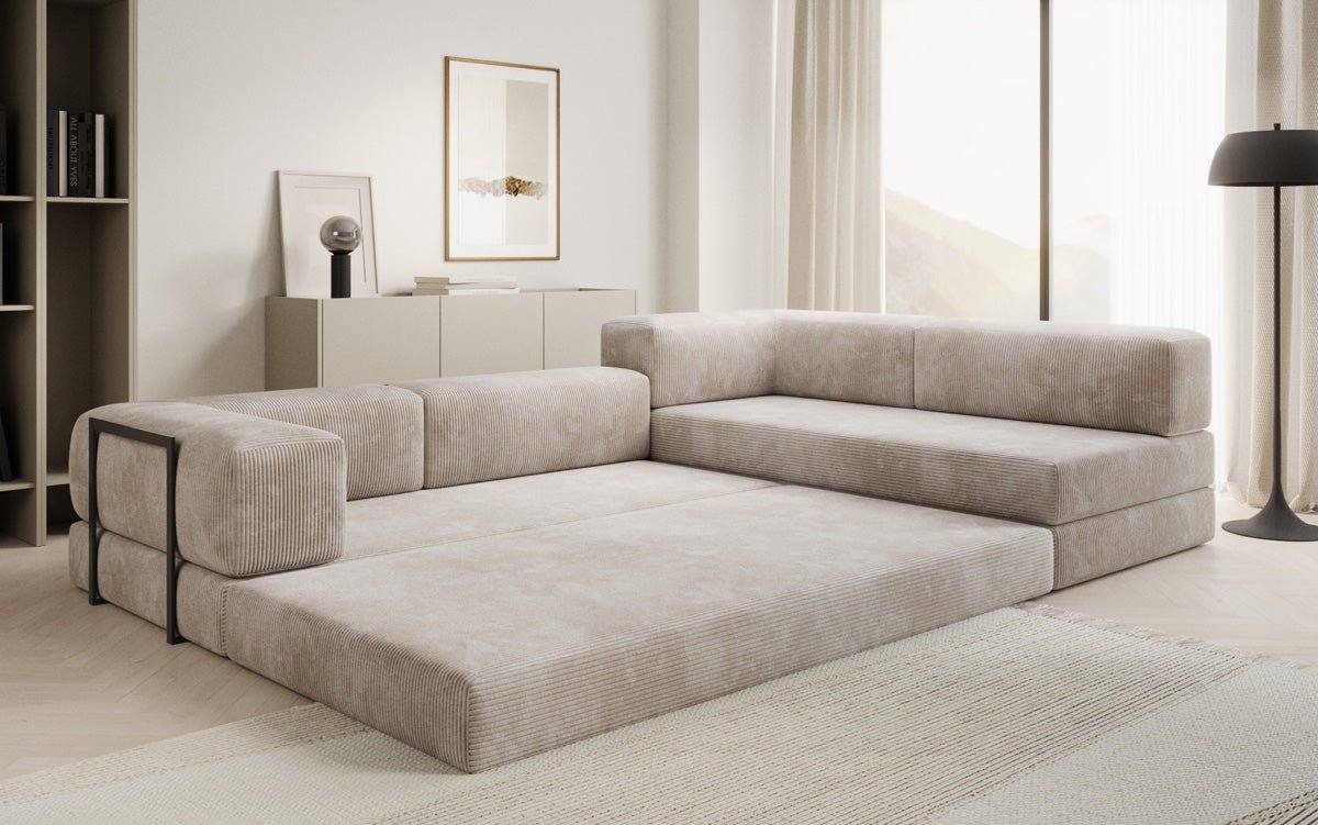 Designer Sofa Lazy L in Cord
