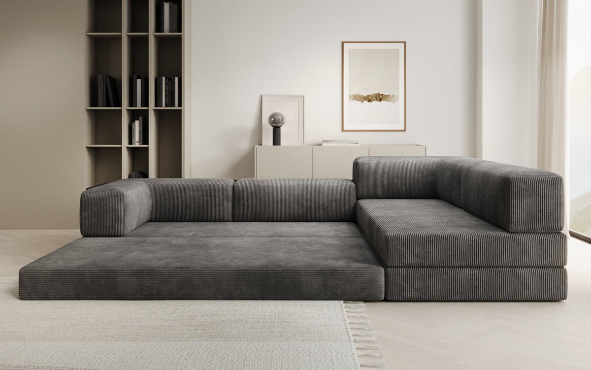 Designer Sofa Lazy L in Cord