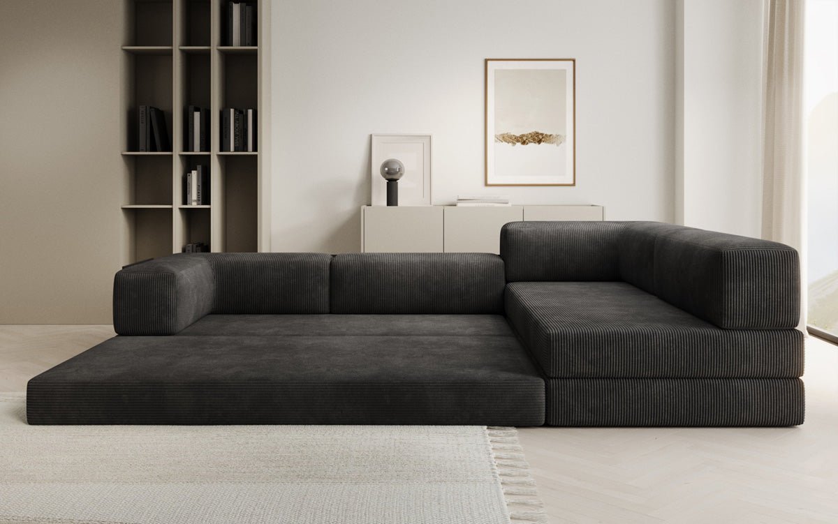 Designer Sofa Lazy L in Cord