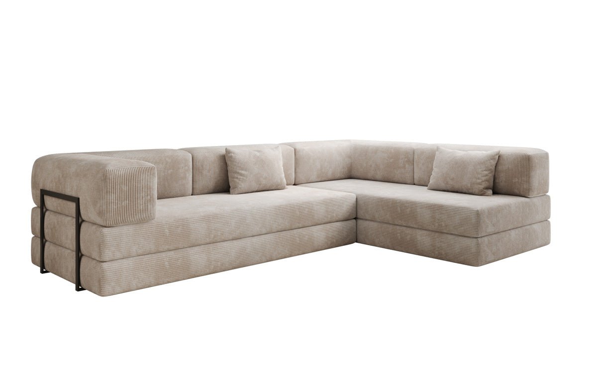 Designer Sofa Lazy L in Cord