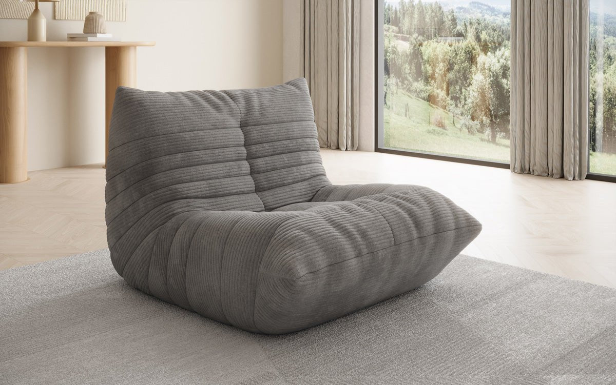 Designer Sofa-Sessel Calmo in Cord