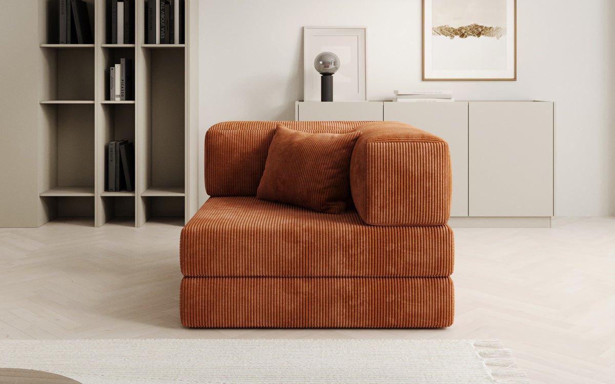 Designer Sofa-Sessel Lazy in Cord