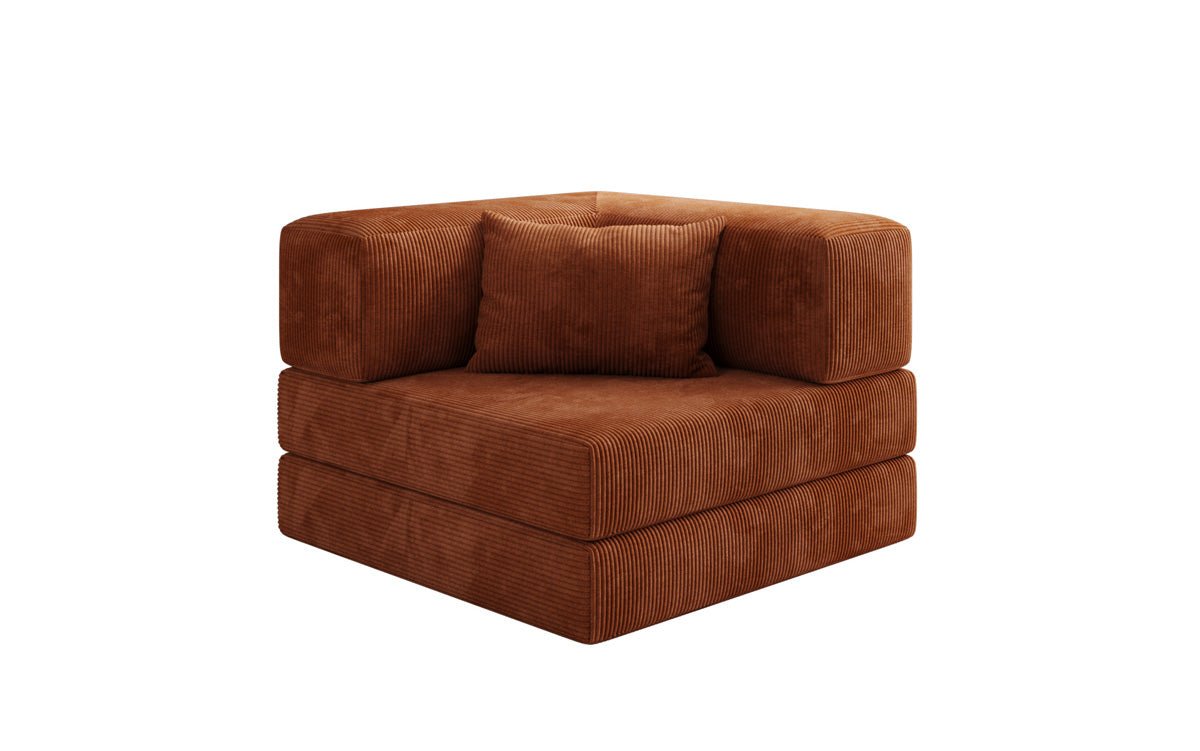 Designer Sofa-Sessel Lazy in Cord