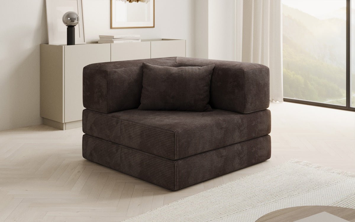 Designer Sofa-Sessel Lazy in Cord