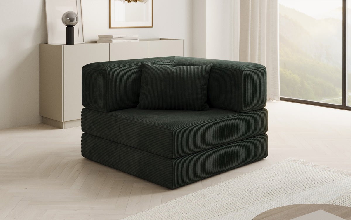Designer Sofa-Sessel Lazy in Cord