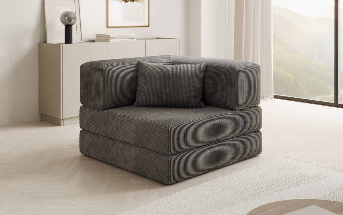 Designer Sofa-Sessel Lazy in Cord