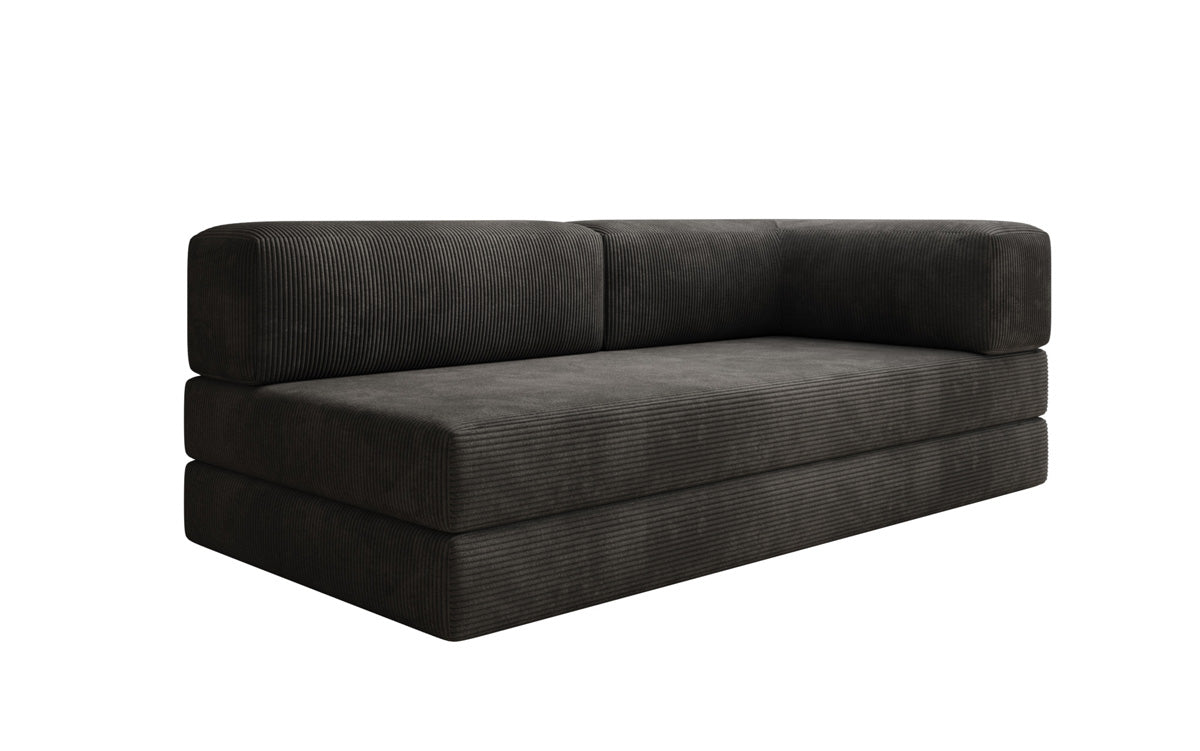 Designer Sofa/Chaise Longue Lazy in Cord