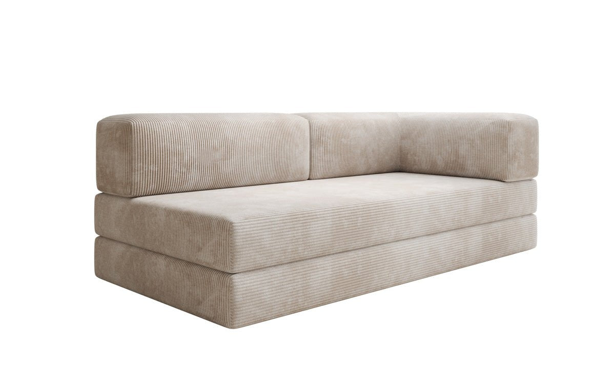 Designer Sofa/Chaise Longue Lazy in Cord