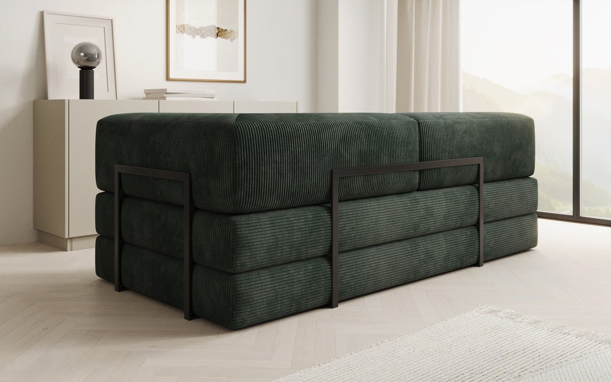 Designer Sofa/Chaise Longue Lazy in Cord