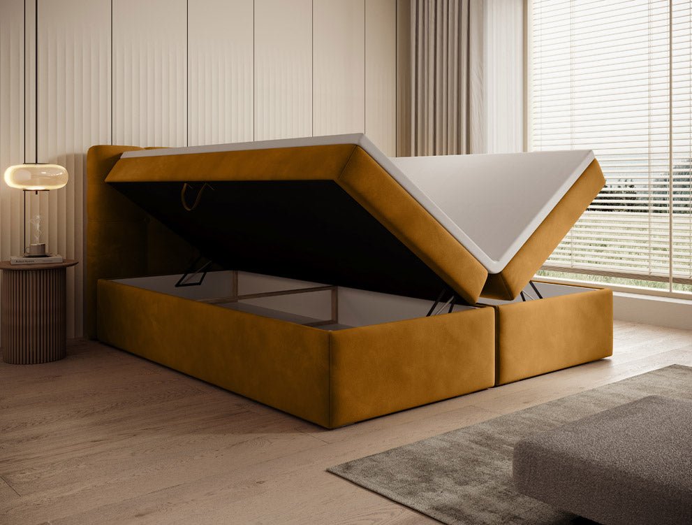 Boxspringbett Faro Samt mit Stauraum