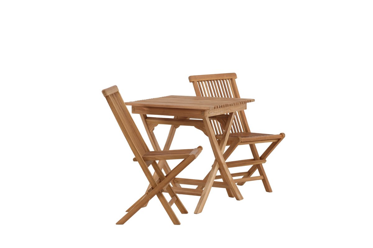 Garten Cafegruppe Wavaro – 3 teiliges Set aus Teakholz