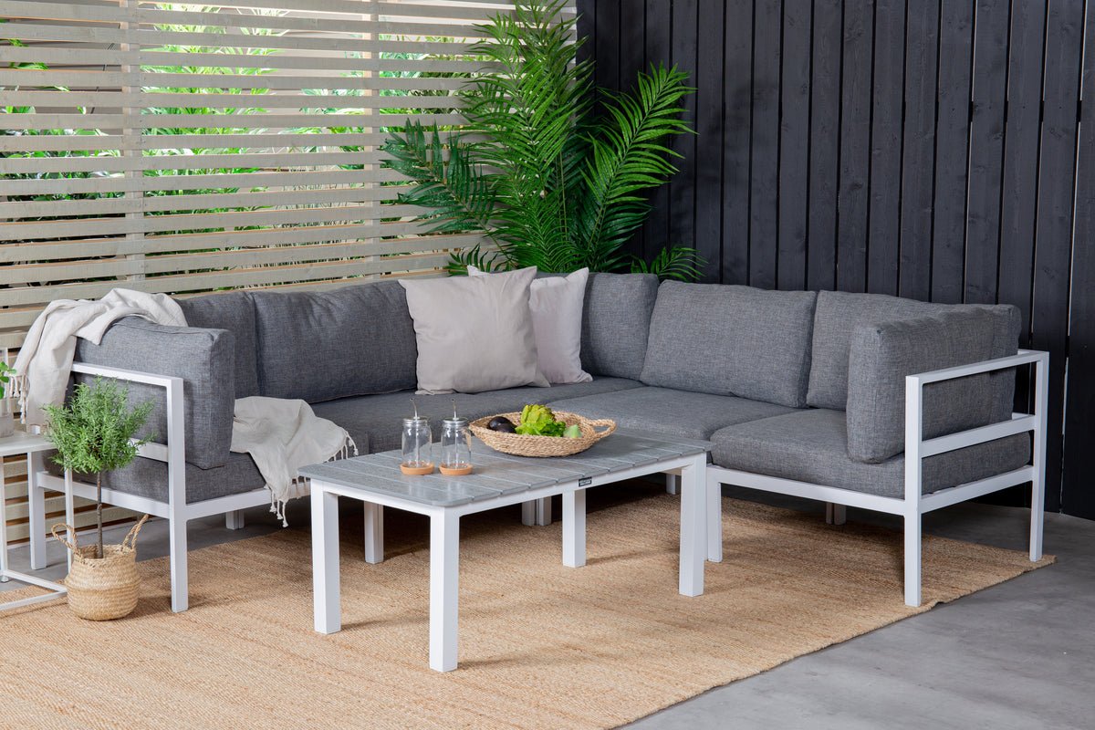 Garten Couchtisch Kreta - Aus Edelholz und Aluminium
