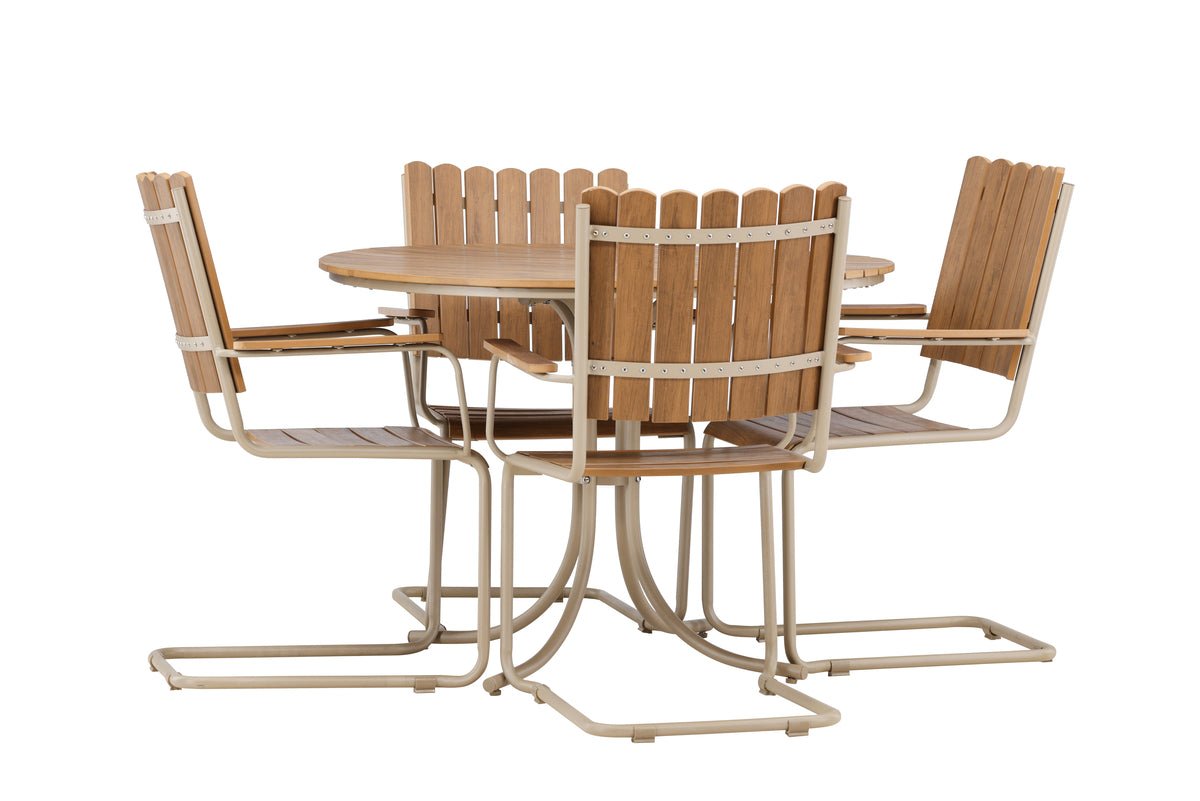 Garten Essgruppe Nativa – 5-teiliges Gartenmöbel-Set in 3 Farben verfügbar