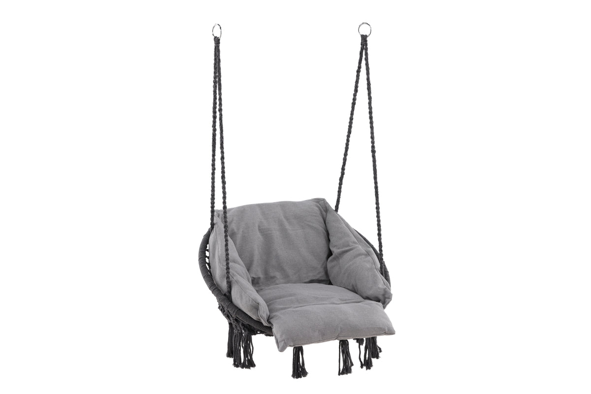 Garten Hängesessel Vera - aus Polyester in Weiß oder Grau