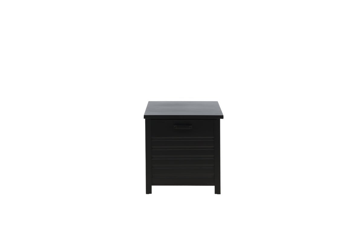 Garten Kissenbox Ludmilla - schwarze Aluminiumkonstruktion inkl. Innentasche
