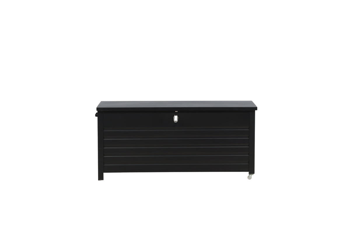 Garten Kissenbox Ludmilla - schwarze Aluminiumkonstruktion inkl. Innentasche