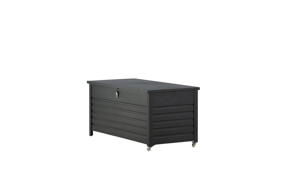 Garten Kissenbox Ludmilla - schwarze Aluminiumkonstruktion inkl. Innentasche