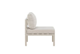 Garten Loungesessel Amina - mit wetterfesten Kissen in Beige
