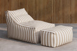 Garten- Loungesessel Hello Kombi - Wahlweise in Weiß/Braun oder Beige