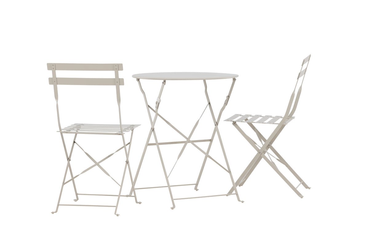 Garten Loungeset Elion – 3-teiliges Set mit rundem Tisch in 3 Farben