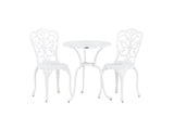 Garten Loungeset Elyra – 3-teiliges Set mit Stühlen & Tisch in 2 Farben