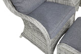 Garten Loungeset Tarell – 3-teiliges Set mit Sesseln & Tisch