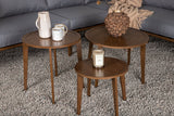 Garten Loungeset Xenia - aus braunem Stahl mit grauen Kissen