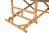 Garten Sonnenliege Coco - aus Rattan und Textilene in Naturoptik