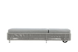 Garten Sonnenliege Mila - aus Polyester/Metall