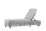 Garten Sonnenliege Mila - aus Polyester/Metall