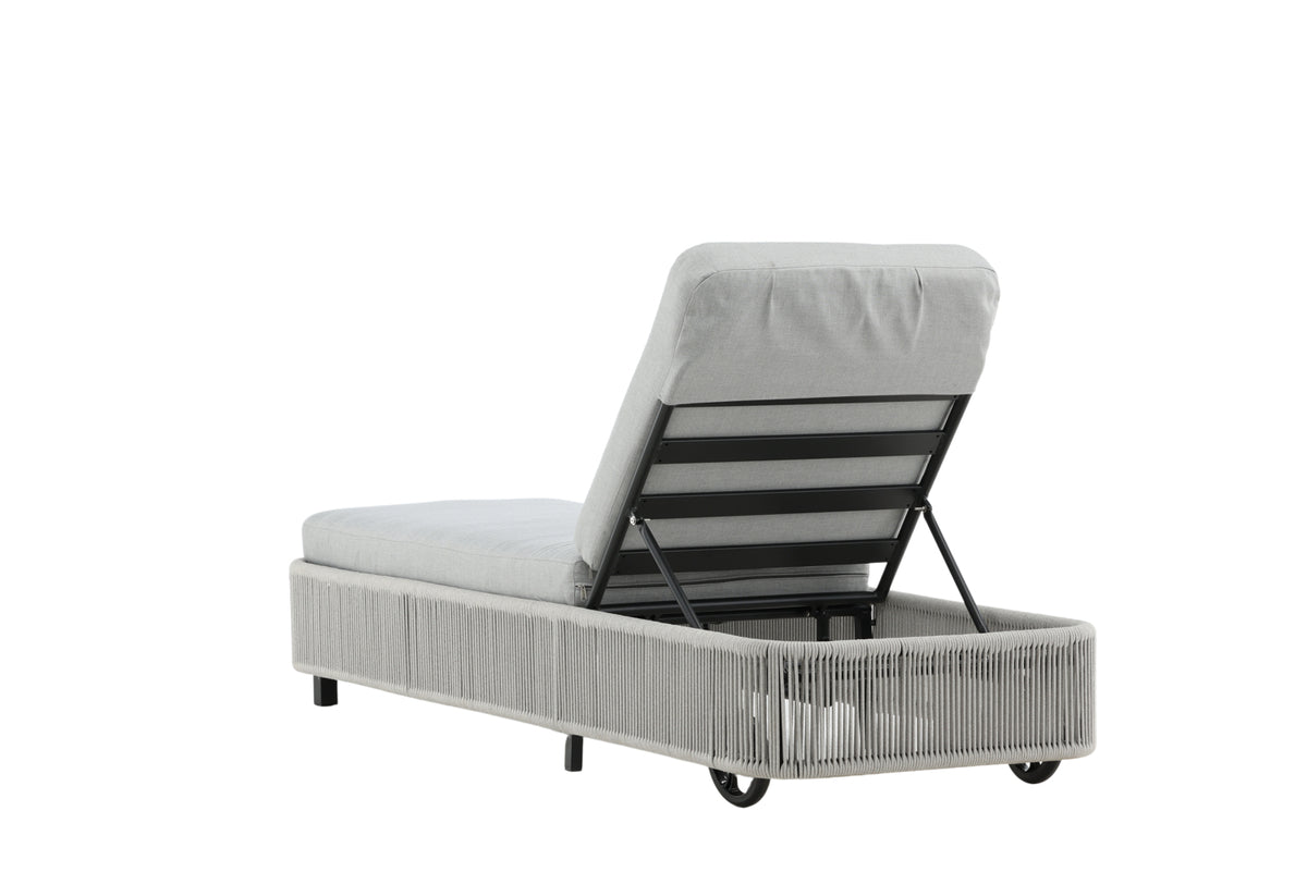 Garten Sonnenliege Mila - aus Polyester/Metall