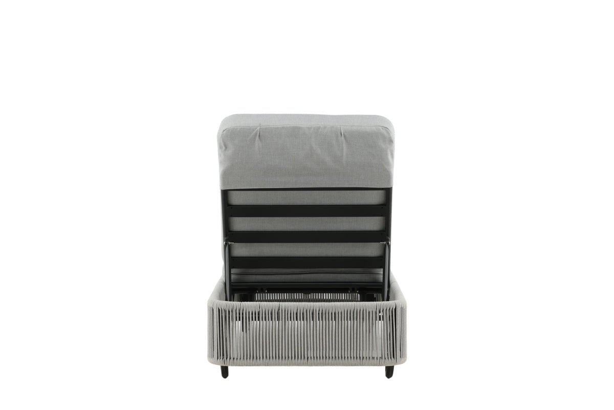 Garten Sonnenliege Mila - aus Polyester/Metall