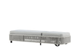 Garten Sonnenliege Mila - aus Polyester/Metall