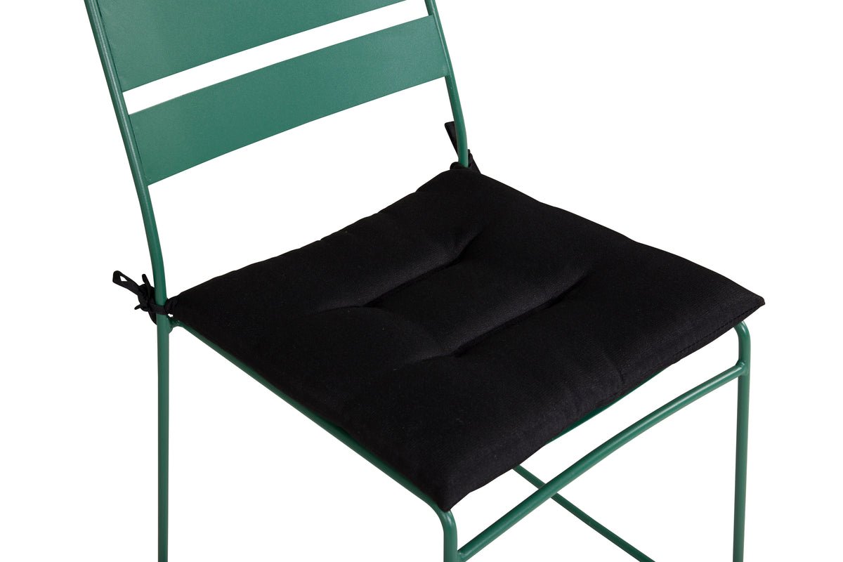 Garten Stuhlkissen Milo - aus Polyester Schwarz