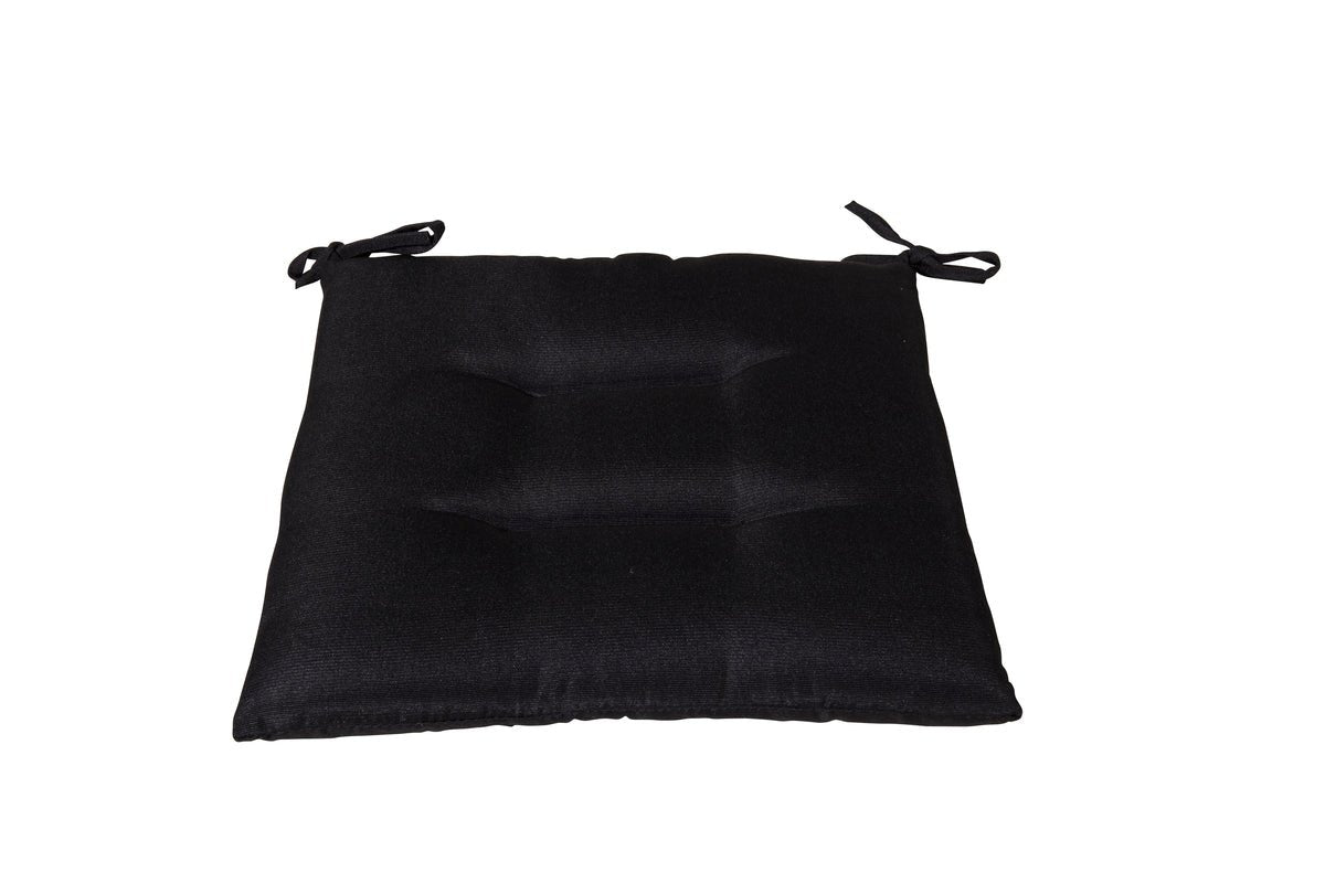 Garten Stuhlkissen Milo - aus Polyester Schwarz