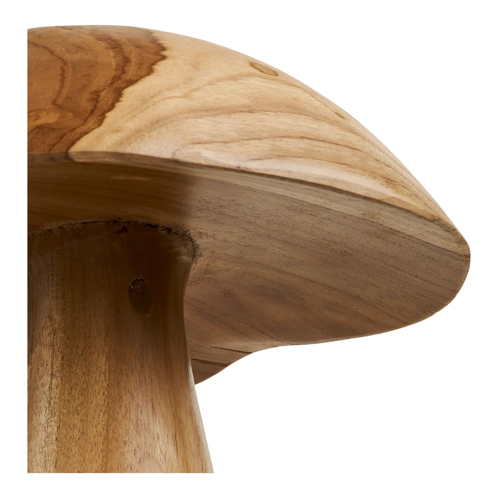 Gartenfigur Orvaina - aus Teak in Pilzform ( 2er Set)