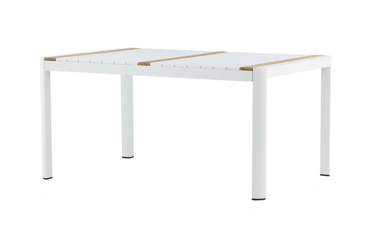 Gartentisch Nuru - Teakholz und Aluminium für Stabilität und Langlebigkeit
