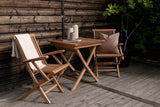 Gartentisch Taneva - ein klappbarer Tisch aus hochwertigem Teakholz