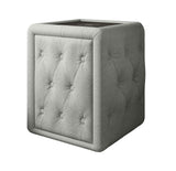 Josy Nachttisch Boucle Hellgrau white-background