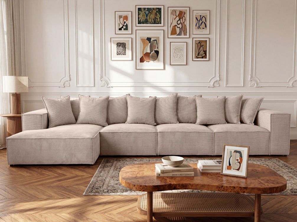 Designer Sofa Largo L Maxi in Cord