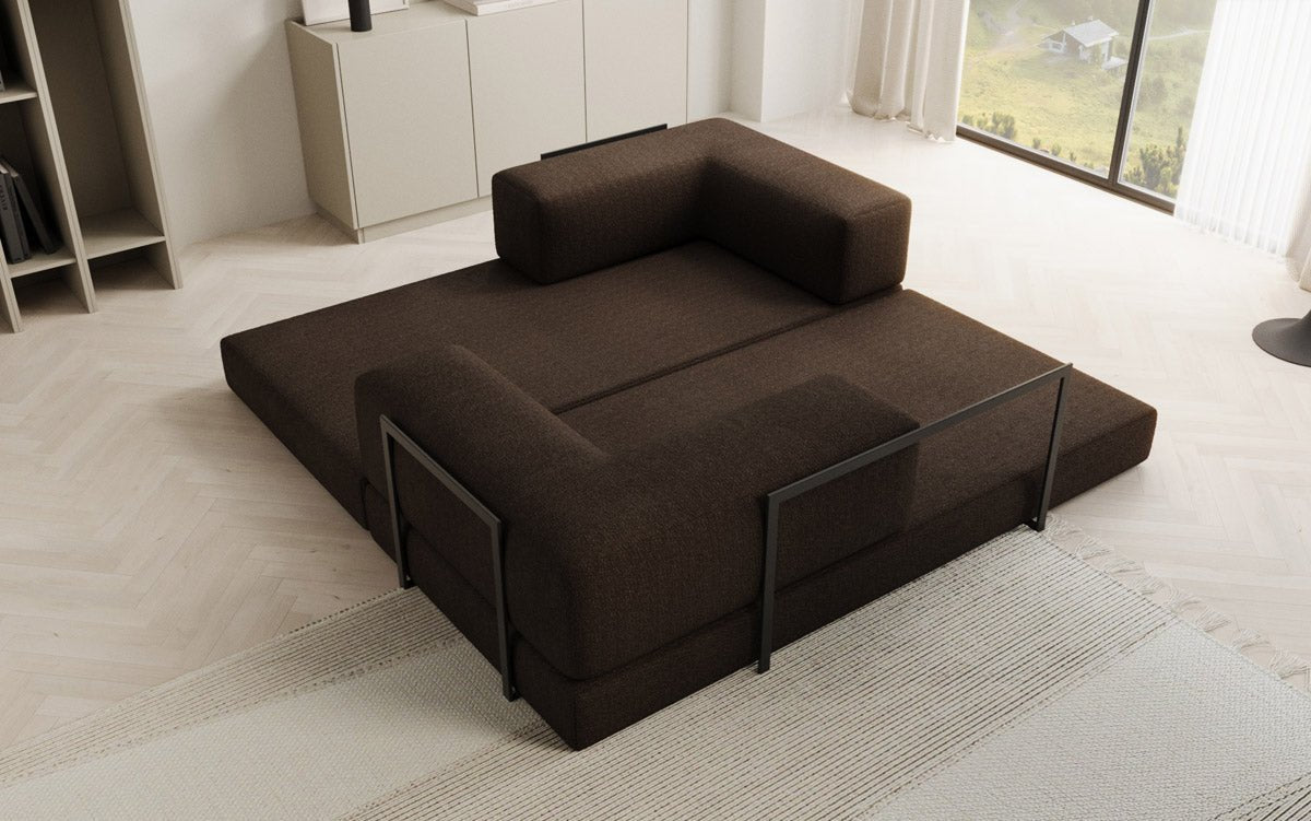 Designer Sofa Lazy 3 Sitzer in Bouclé