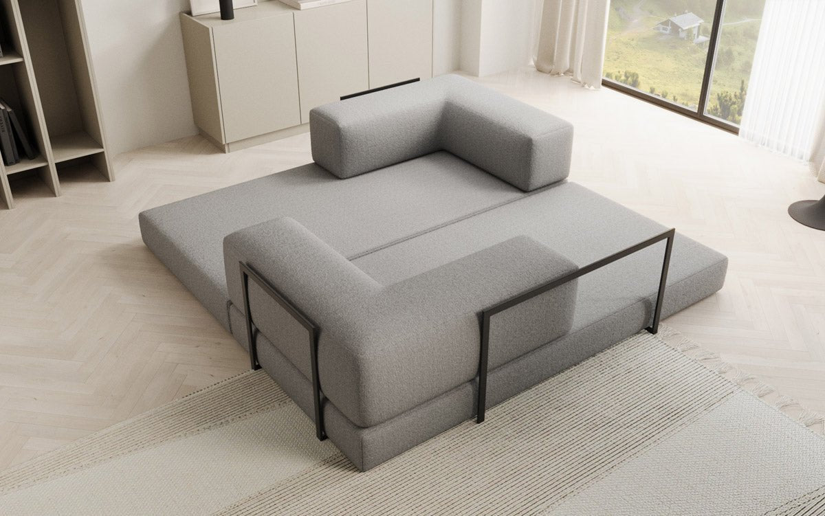 Designer Sofa Lazy 3 Sitzer in Bouclé