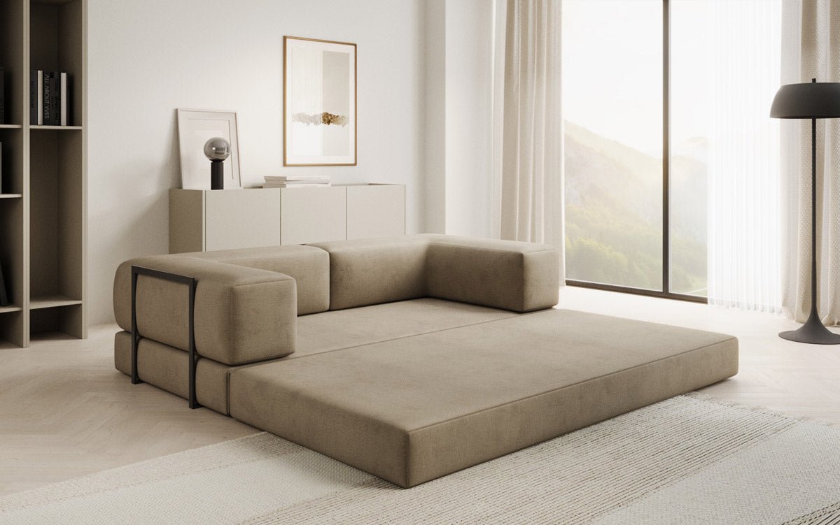 Designer Sofa Lazy 3 Sitzer in Samt