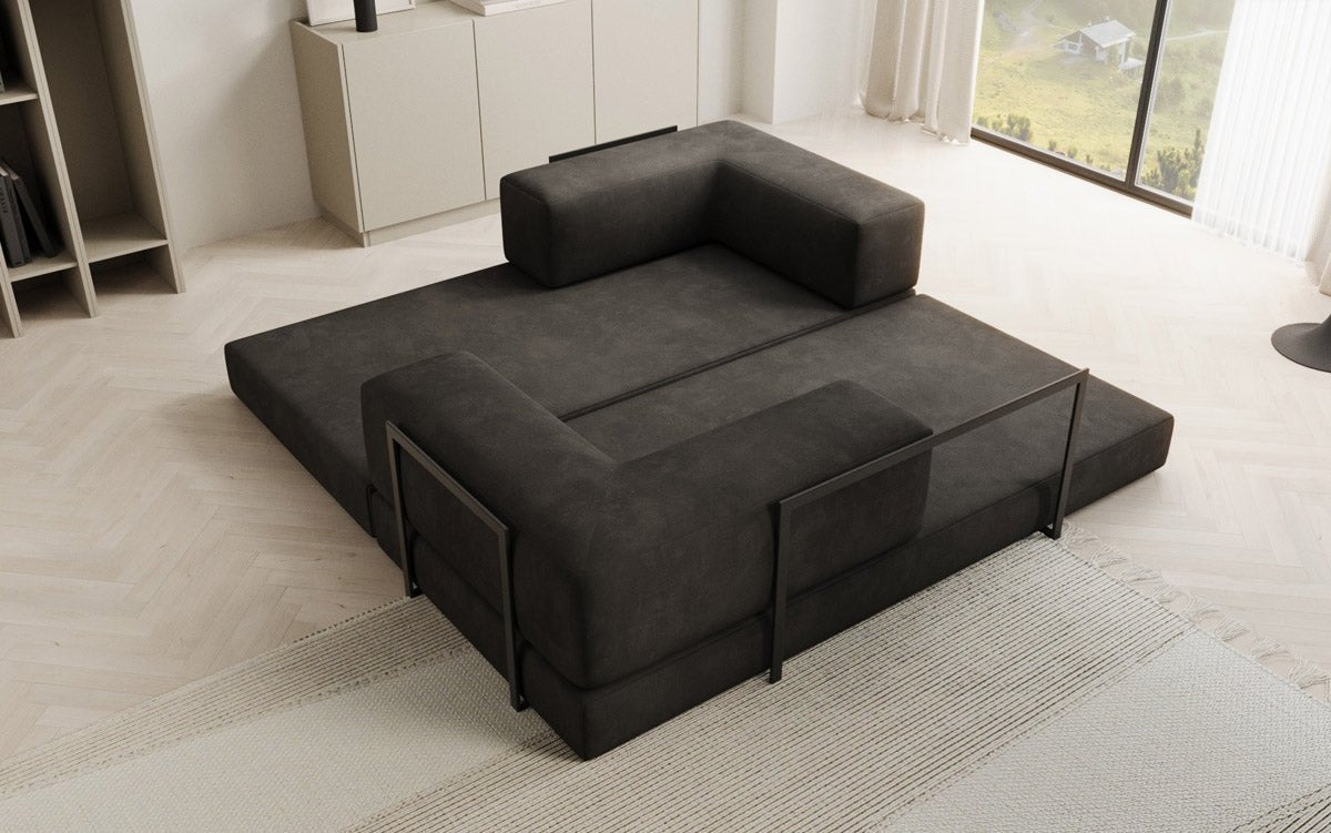 Designer Sofa Lazy 3 Sitzer in Samt