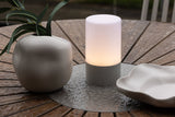 Outdoor-Tischlampe „Arilo“ – wetterfest aus Kunststoff & Stahl für Outdoor
