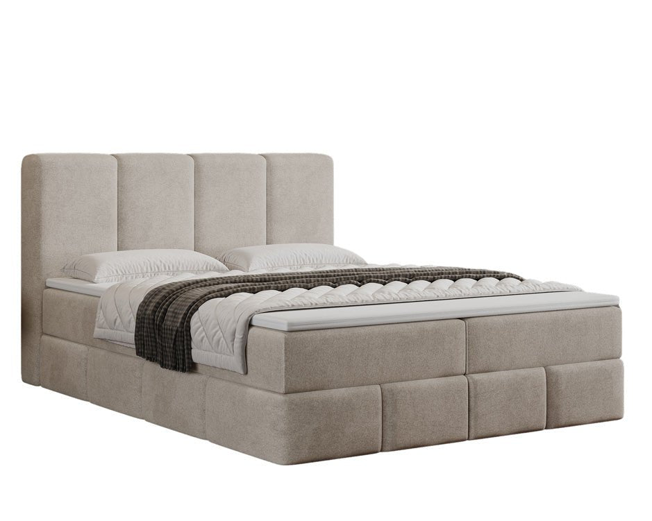 Boxspringbett Venedig Samt mit Stauraum