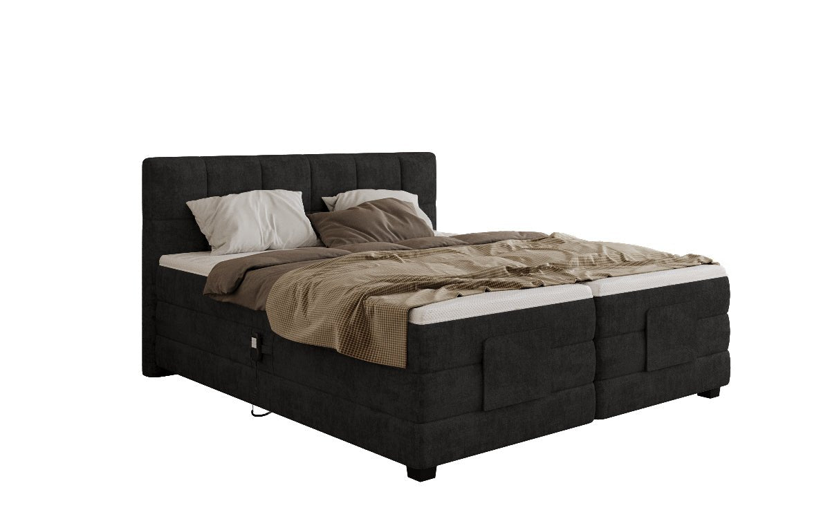 Boxspringbett Monaco - elektrisch verstellbar in Stoff
