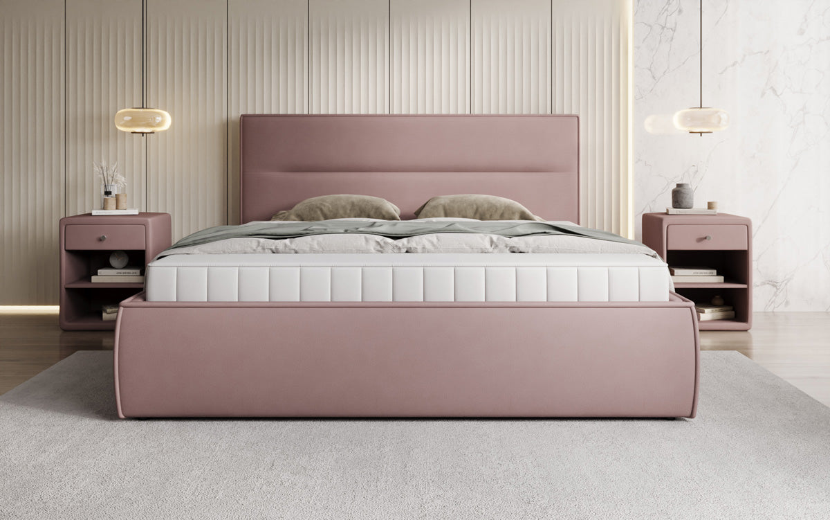 Designer Polsterbett Merry Stoff mit Stauraum