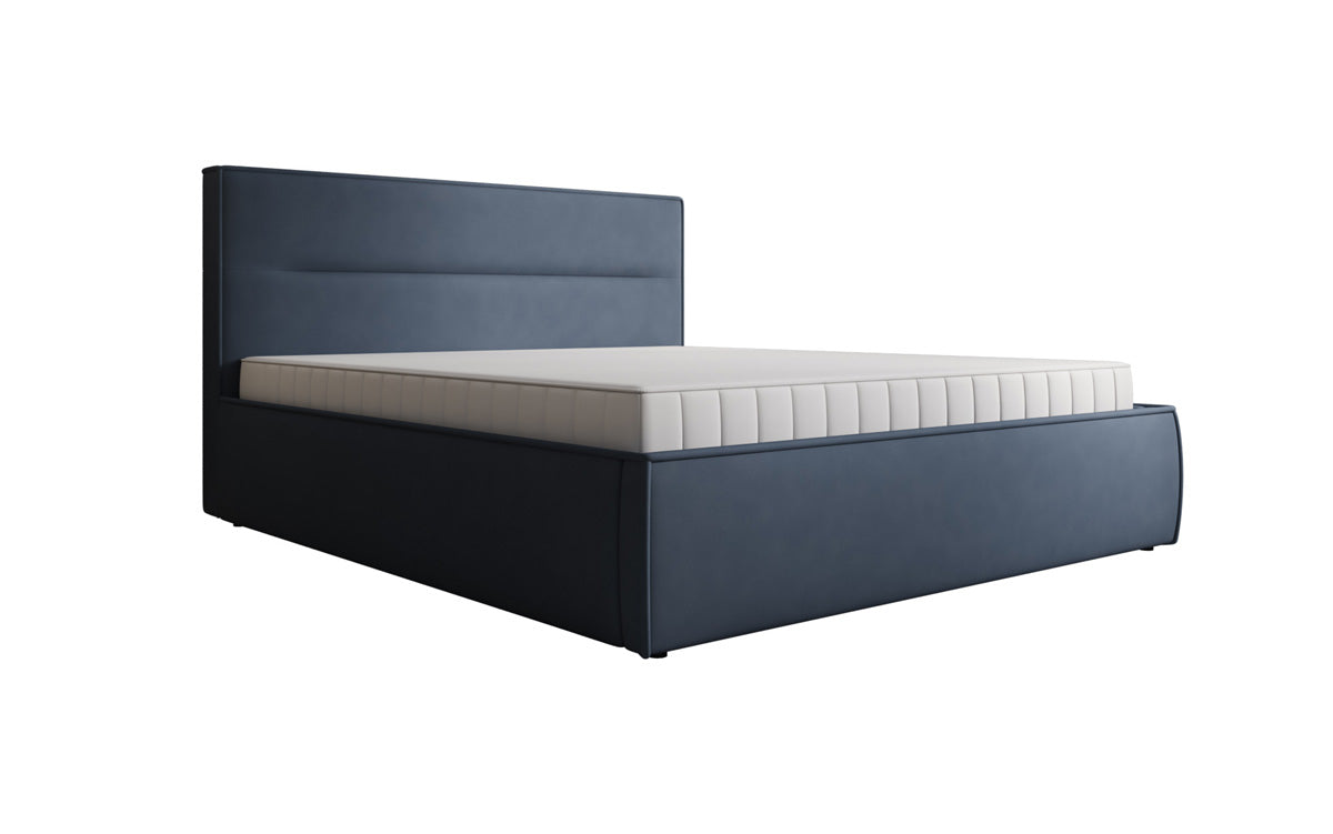 Designer Polsterbett Merry Stoff mit Stauraum
